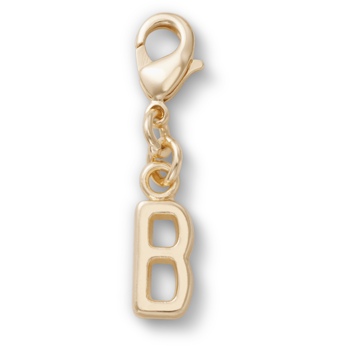 Gold Letter B Charm