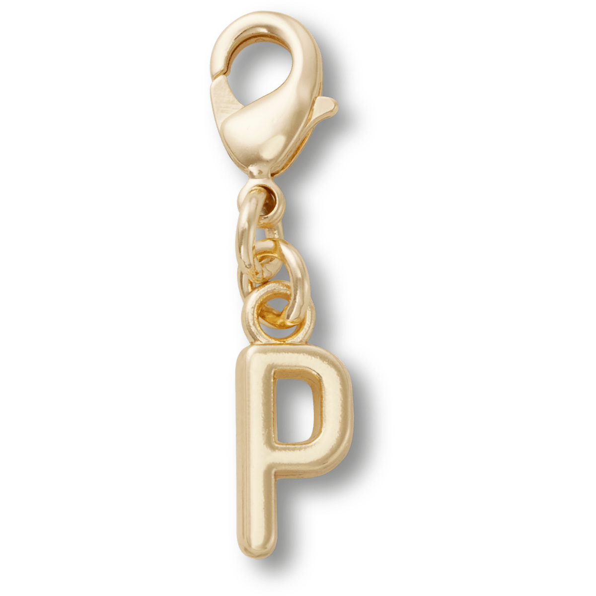 Gold Letter P Charm