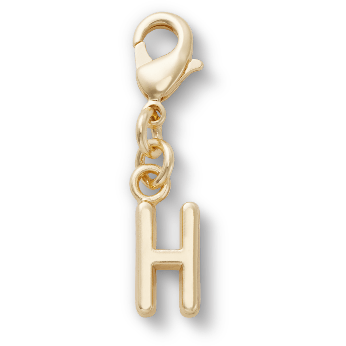 Gold Letter H Charm
