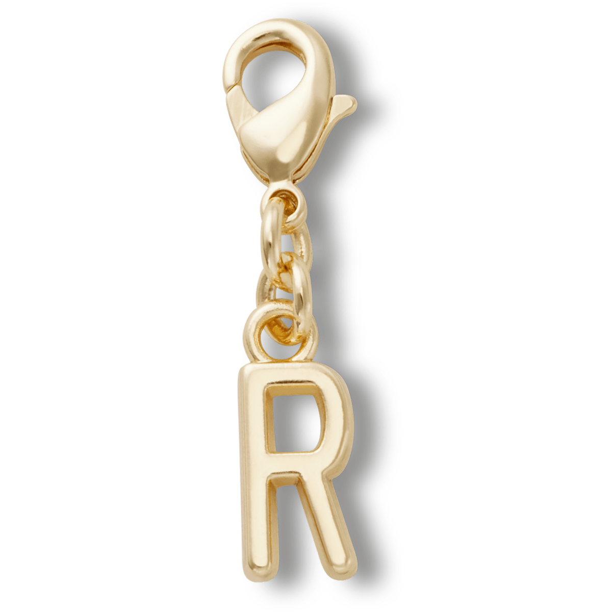 Gold Letter R Charm