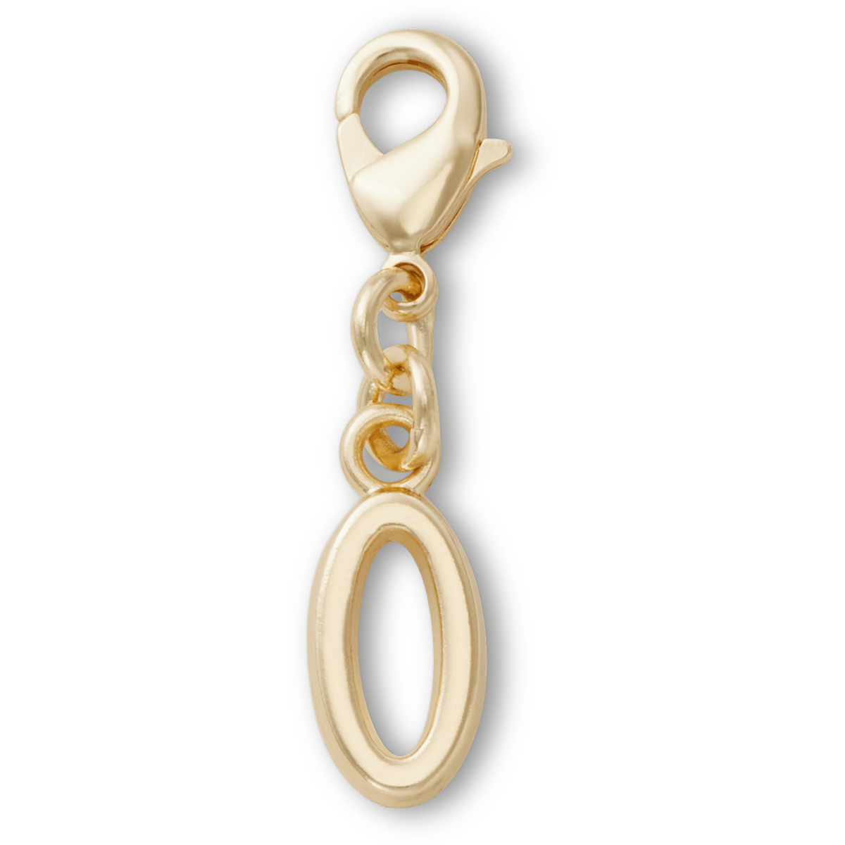 Gold Letter O Charm
