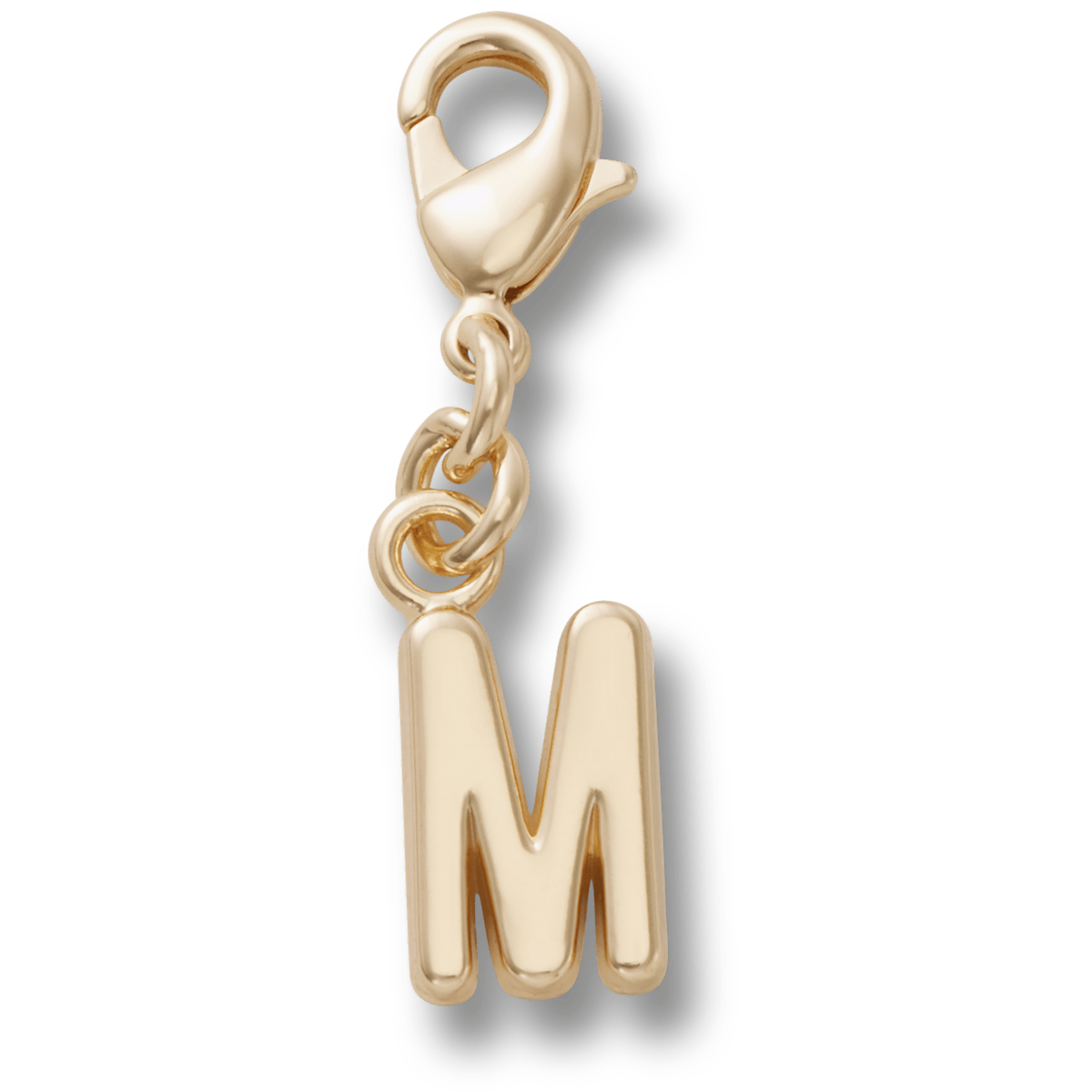 Gold Letter M Charm