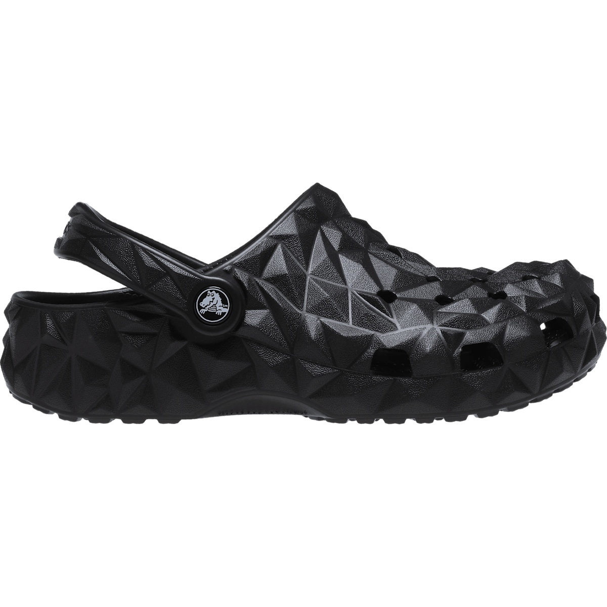 Classic Geometric Clog - Black