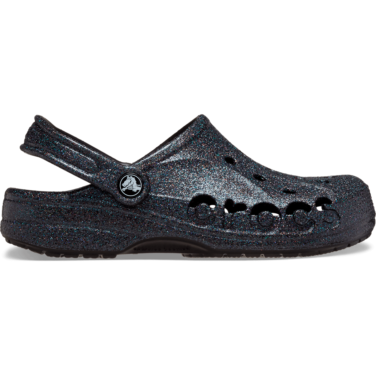 Baya Glitter Clog - Black