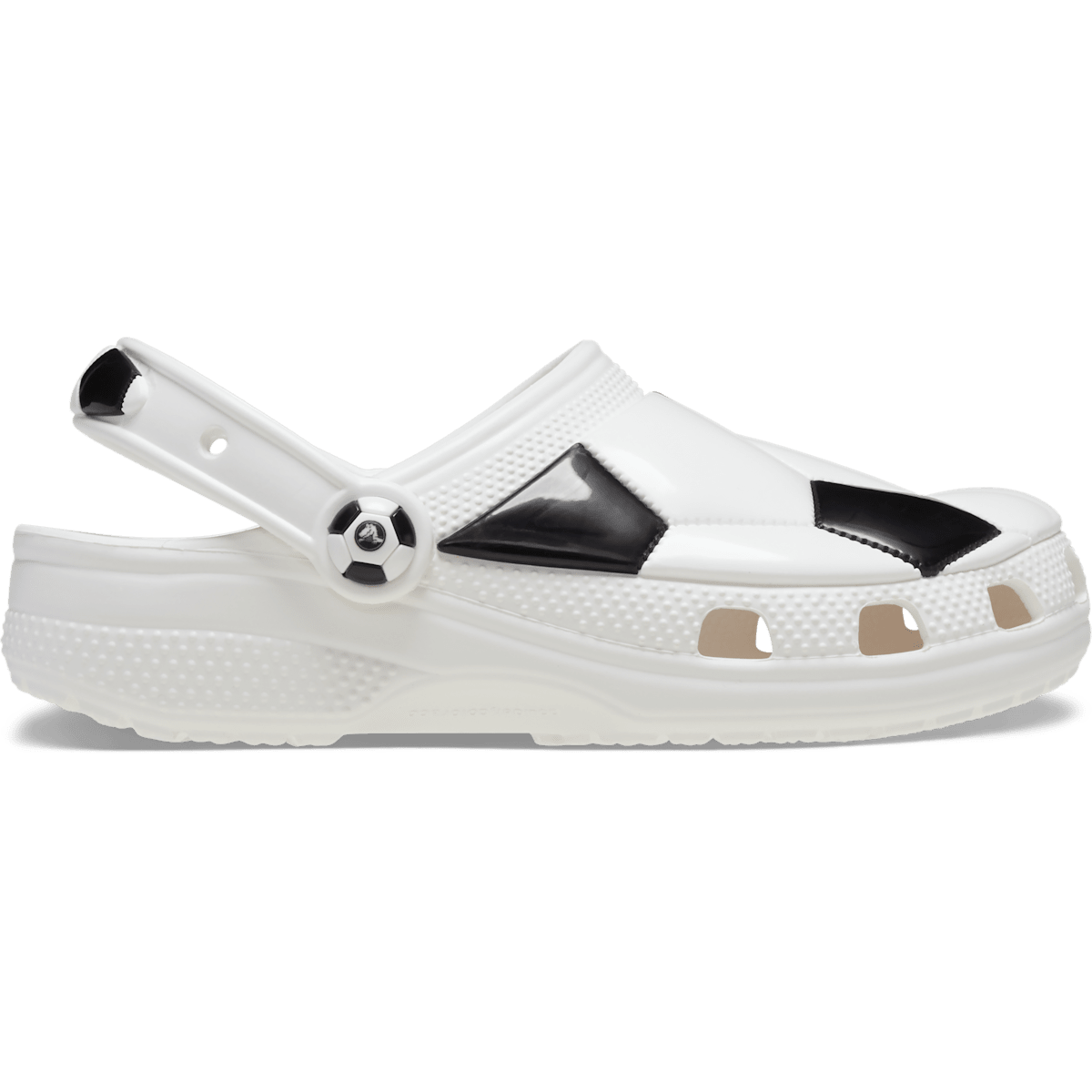 Kids' Classic Soccer Clog - White / Black