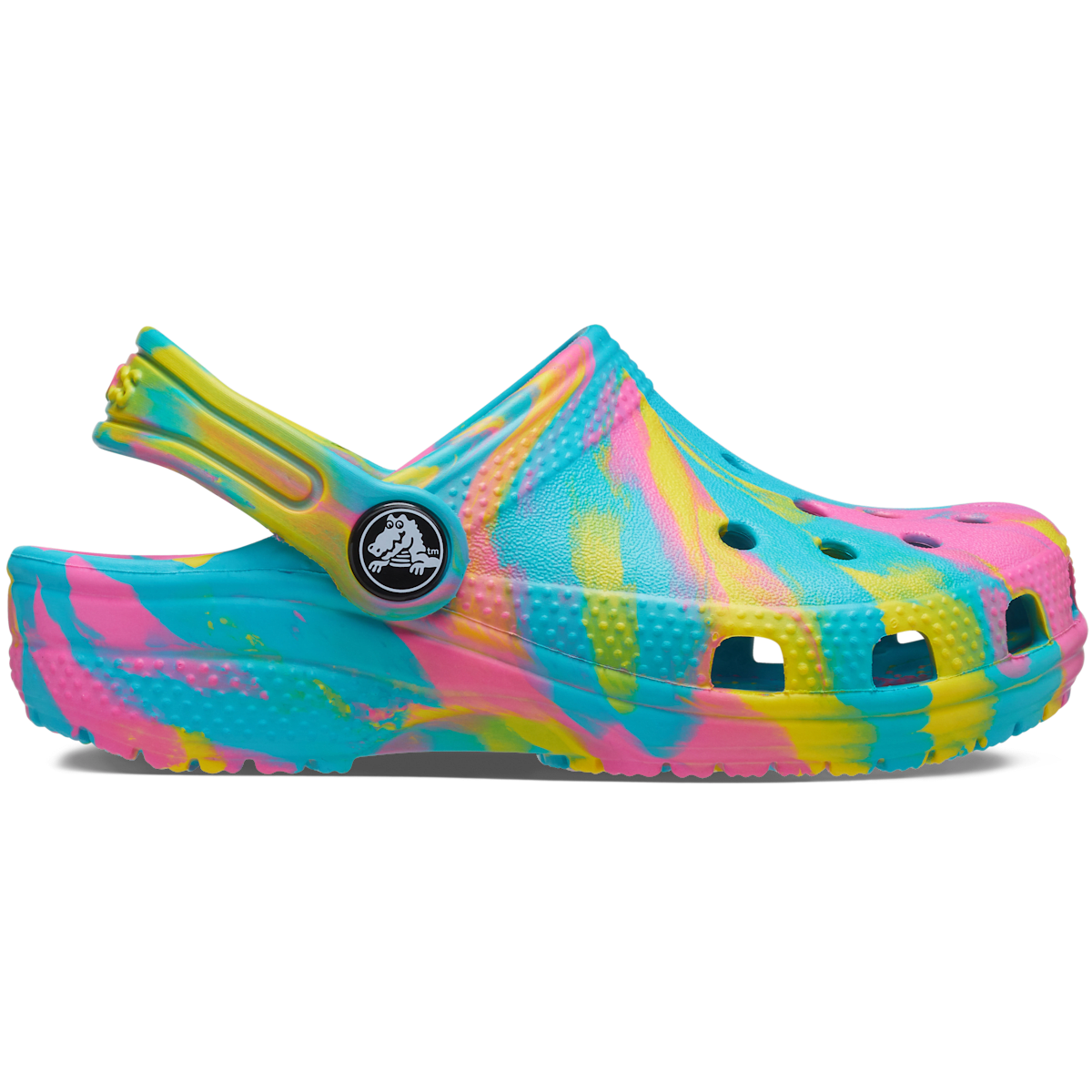 Toddler Classic Marbled Clog - Digital Aqua / Multi