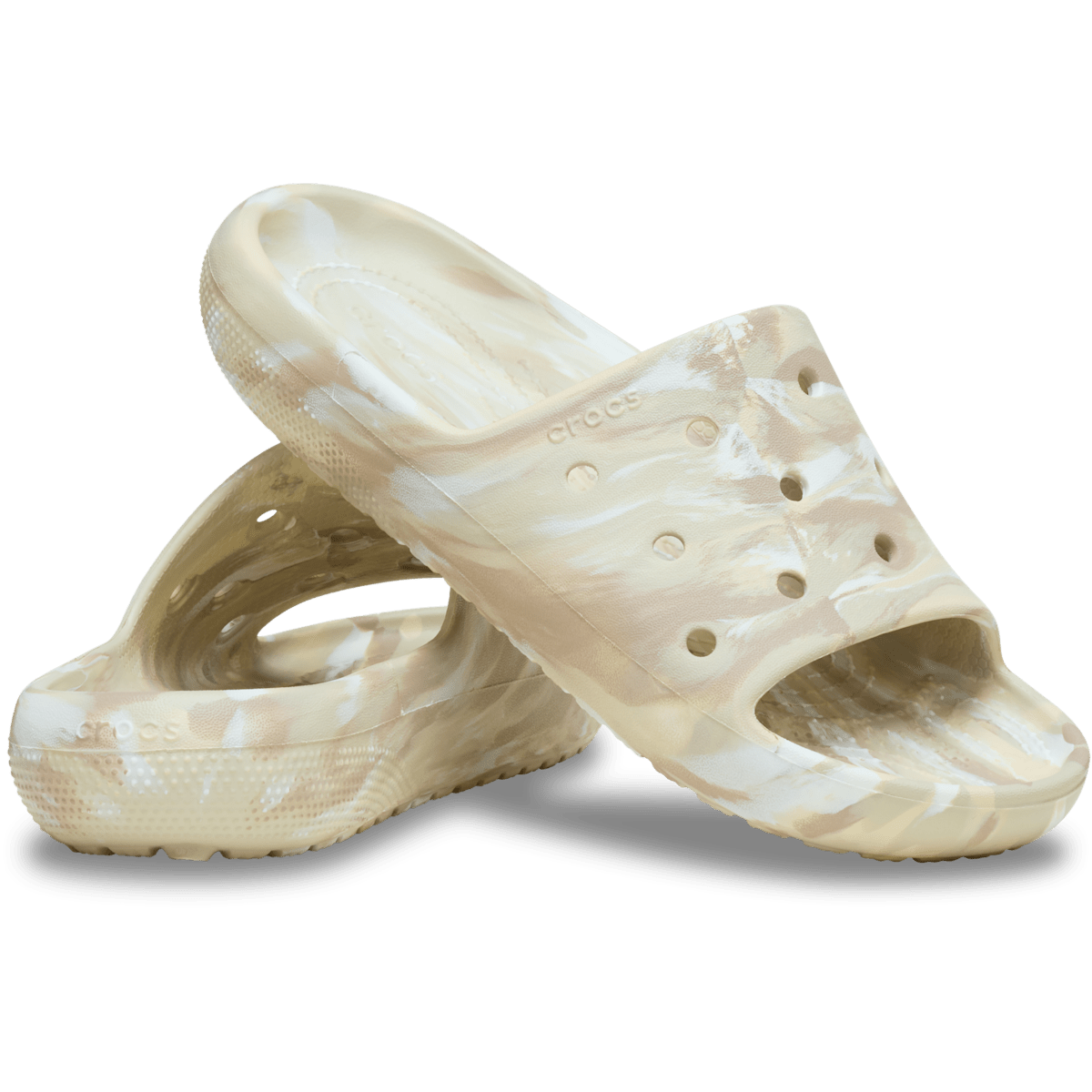 Classic Marbled Slide - Bone / Multi - Image 2