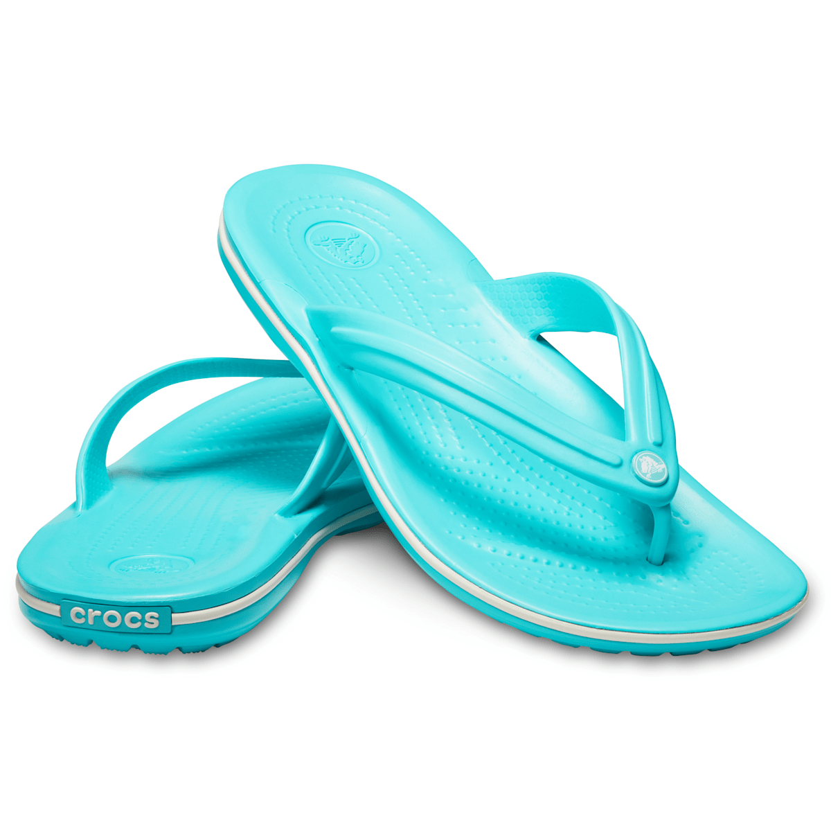 Crocband™ Flip - Pool / White - Image 2