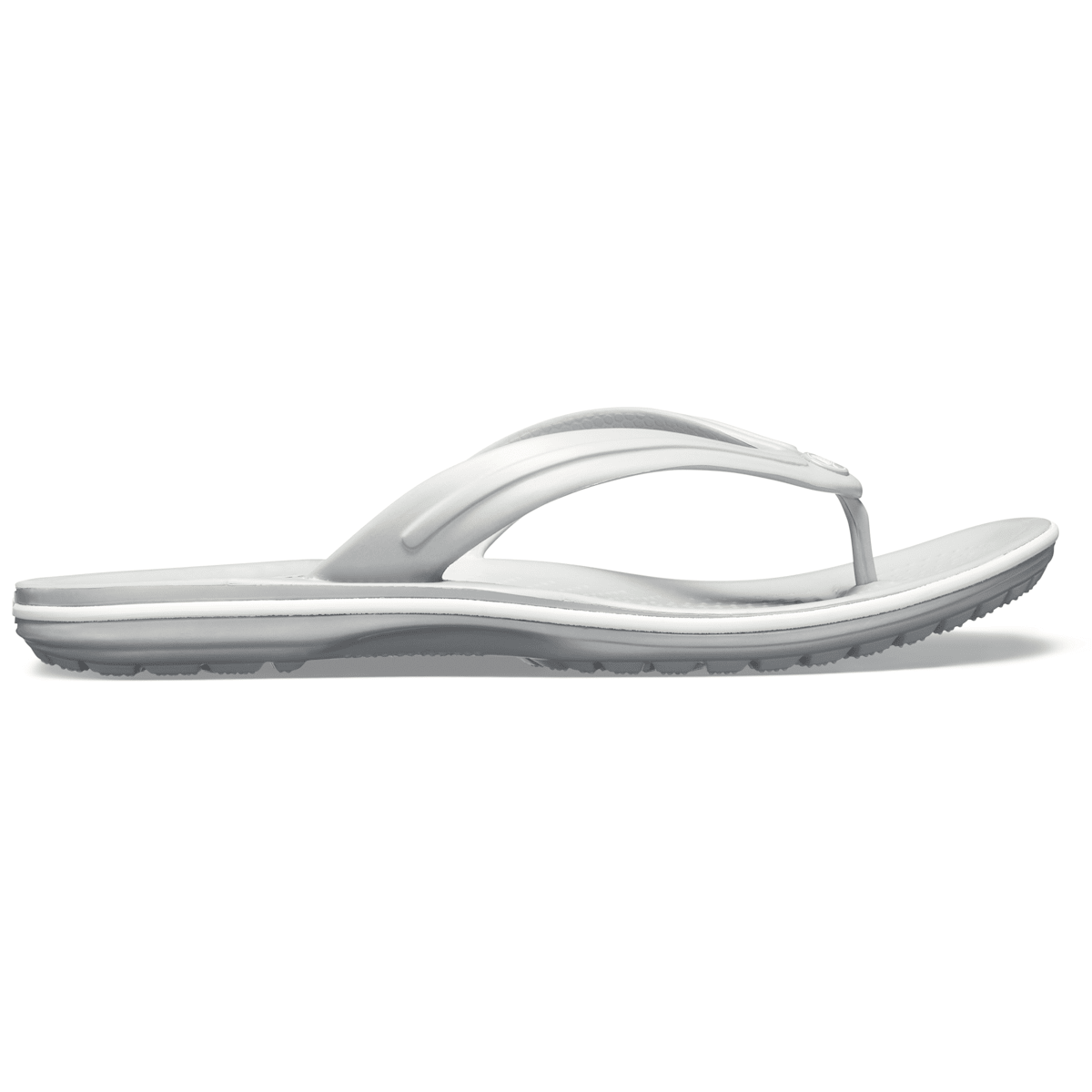 Crocband™ Flip - Light Grey / White