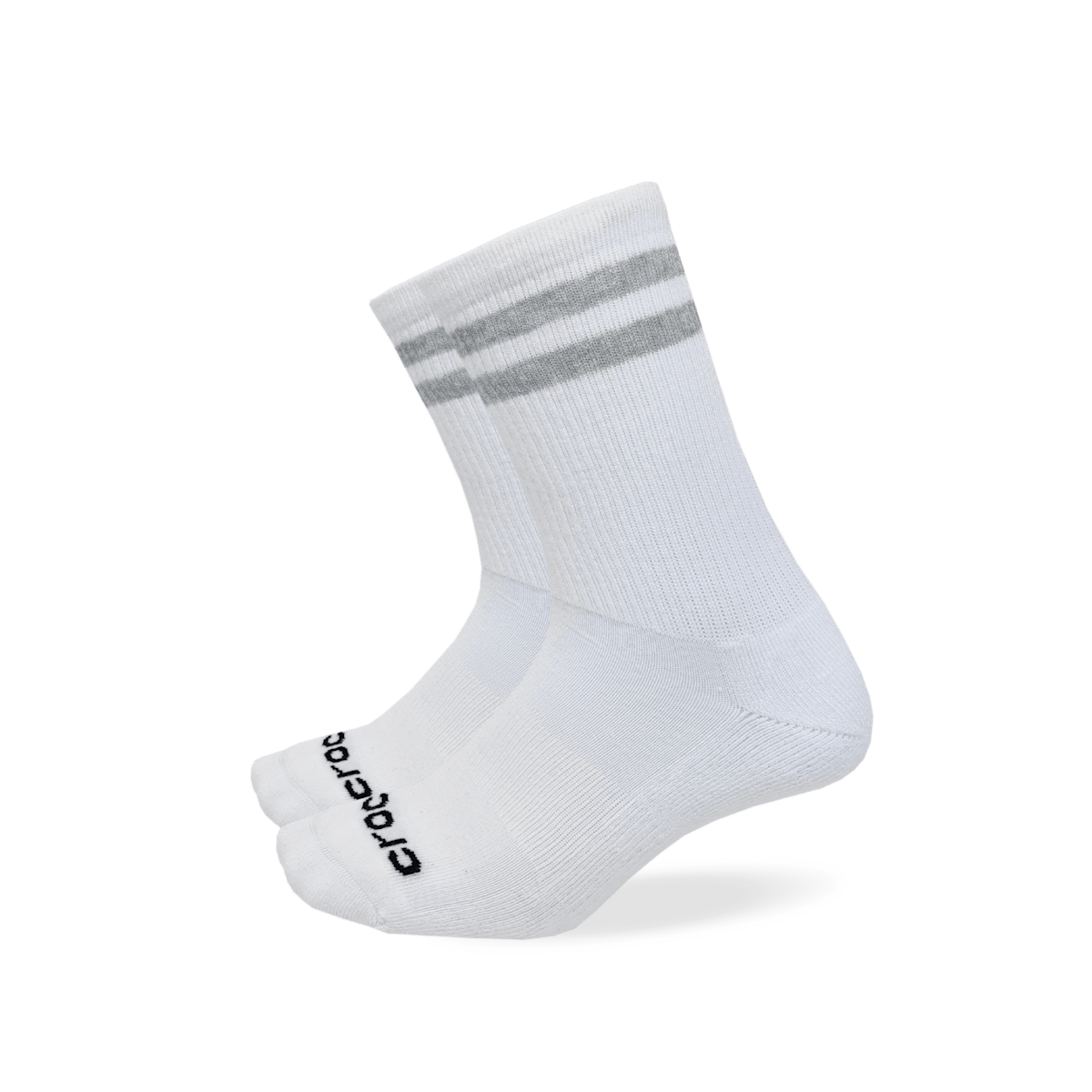 CrocsSocks Crew Small Stripe 3-Pack - White / Multi
