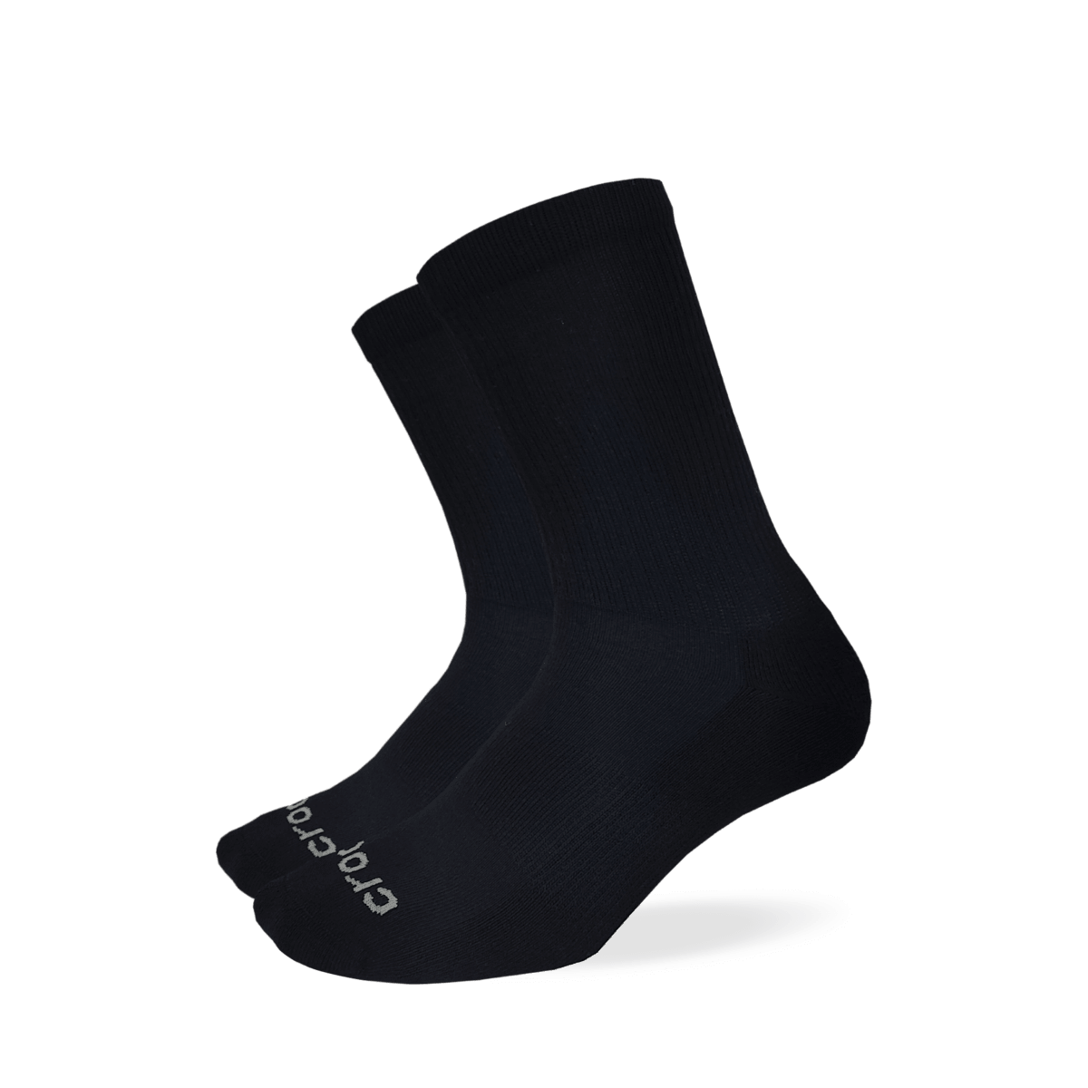 Crocs Socks Crew Texture Logo 3-Pack - Black