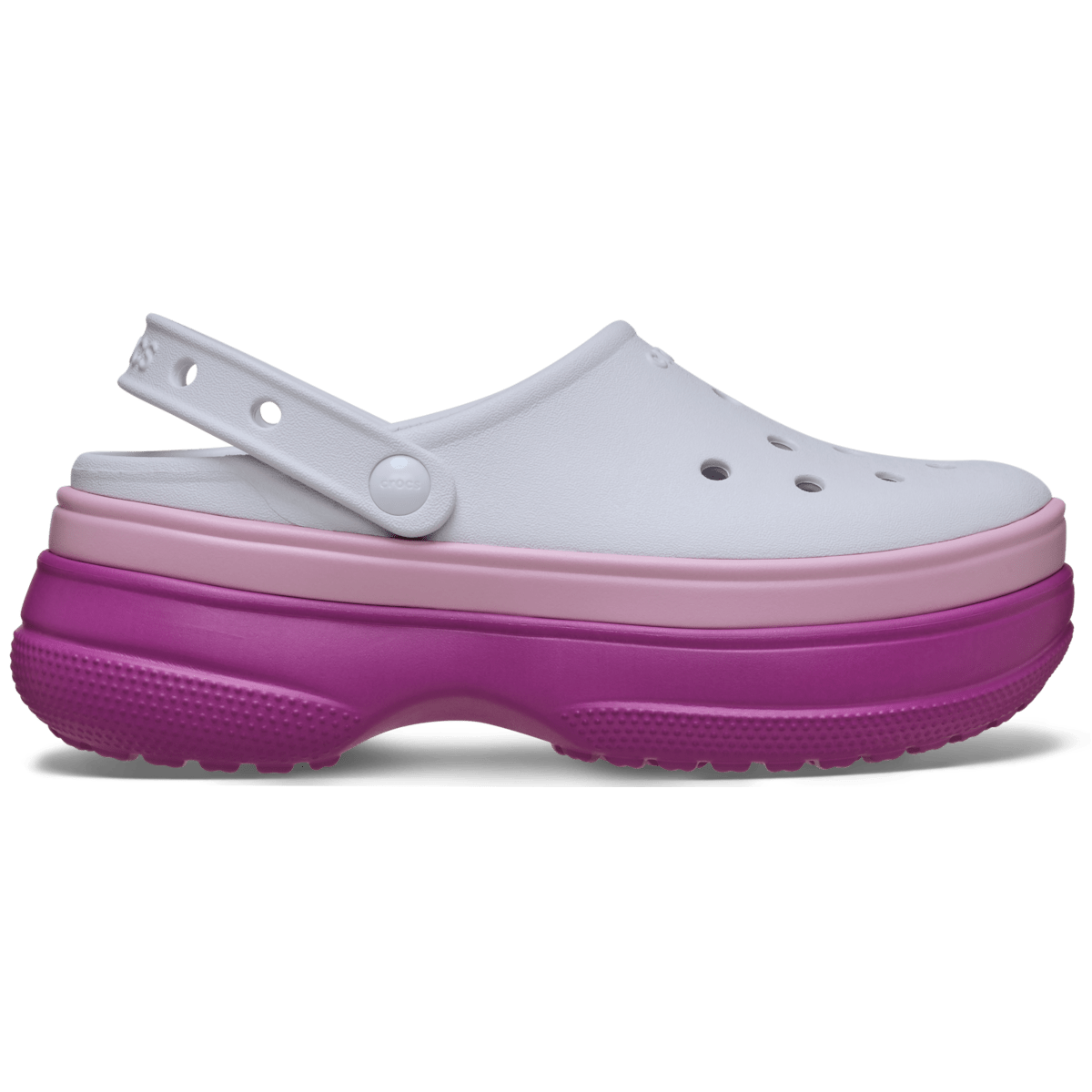 Classic Stacked Clog - Grapeberry