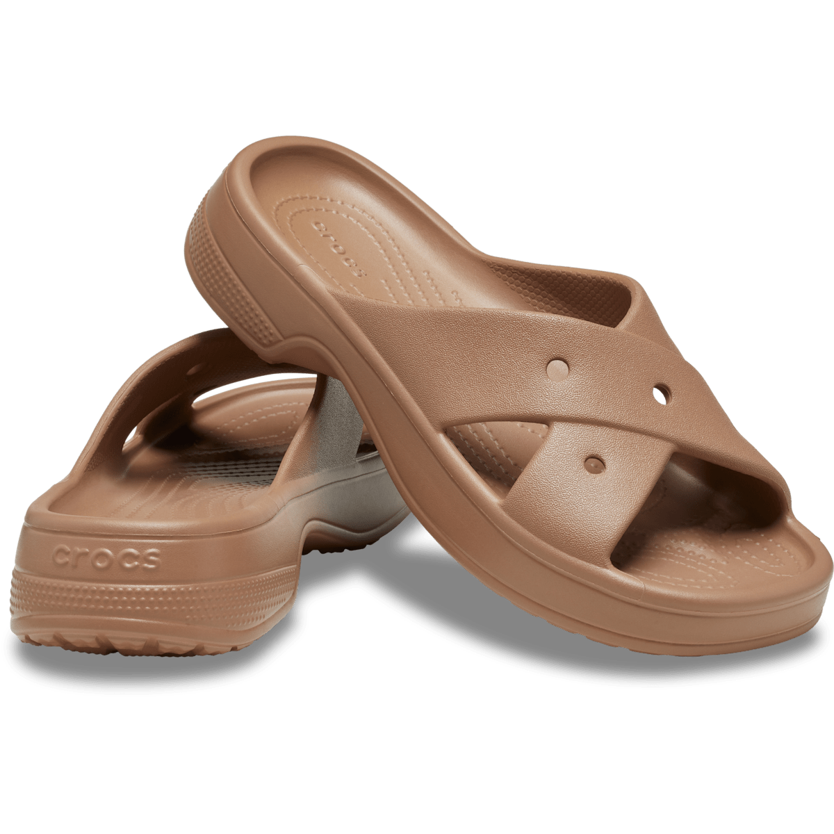 Classic Women's Cross Strap - Milk Chocolate - Image 2