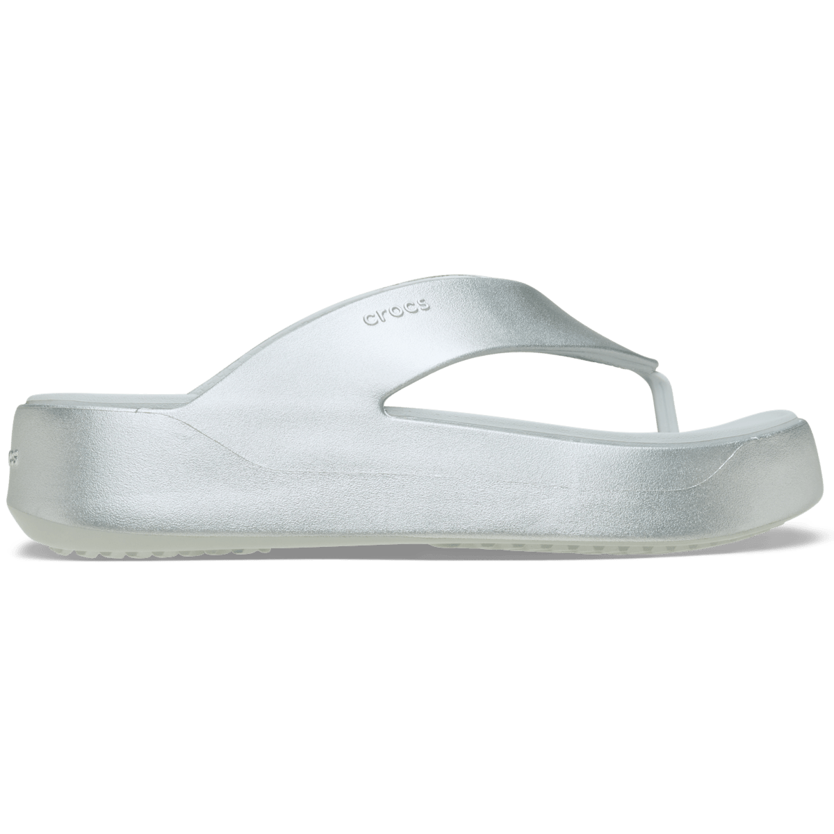 Getaway Platform Metallic Flip - Silver