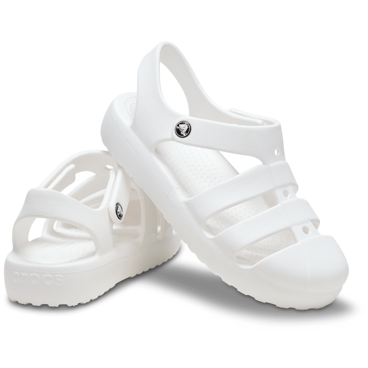 Kids' Classic Fisherman Sandal - White - Image 2