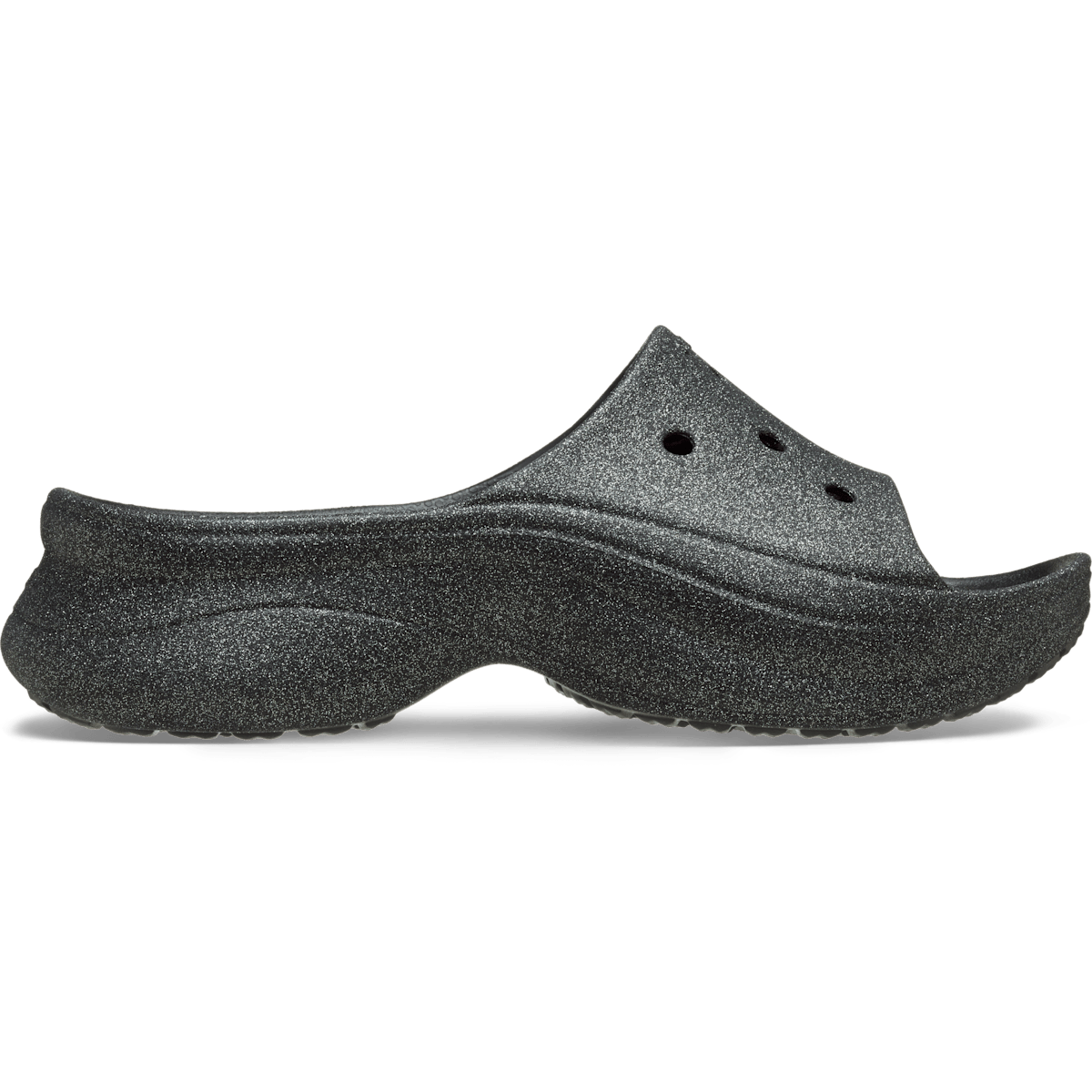 Bae Glitter Slide - Black