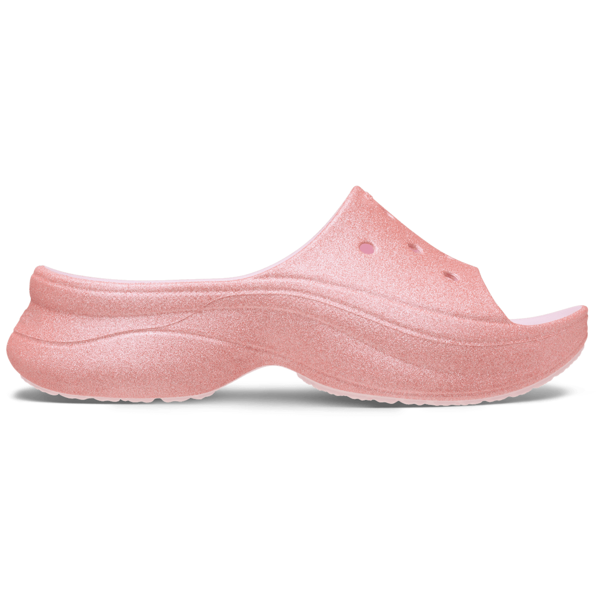 Bae Glitter Slide - Pink Milk