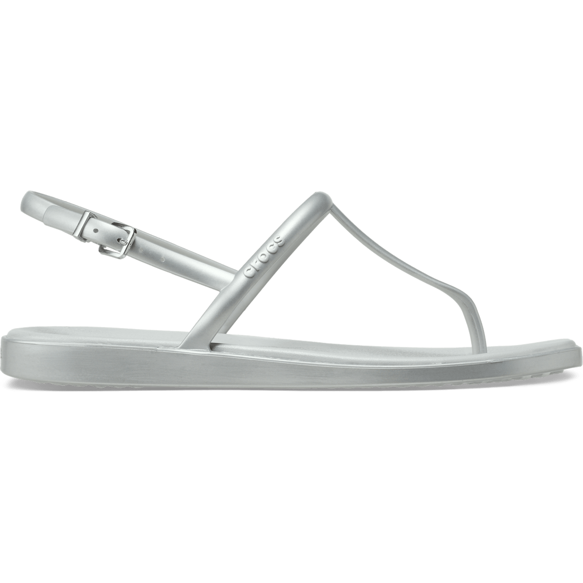 Miami Metallic Thong Flip - Silver