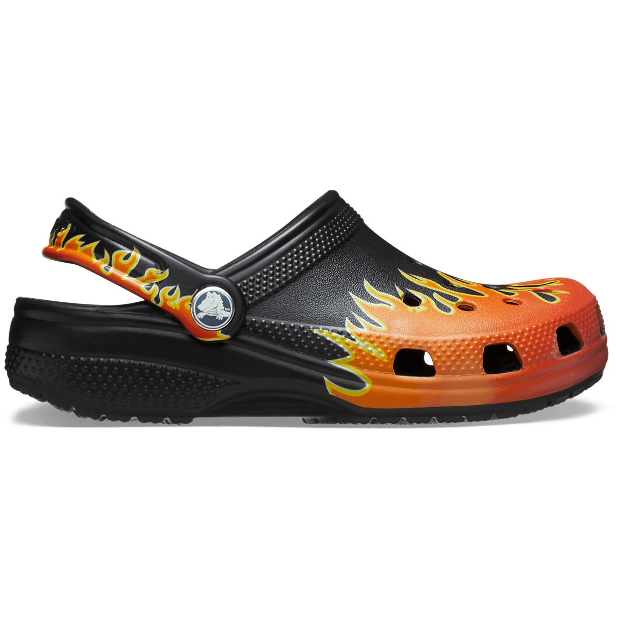 Toddler Classic Flames Clog - Black / Multi