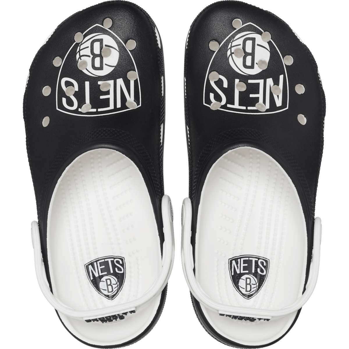 NBA™ Brooklyn Nets Classic Clog - White / Black
