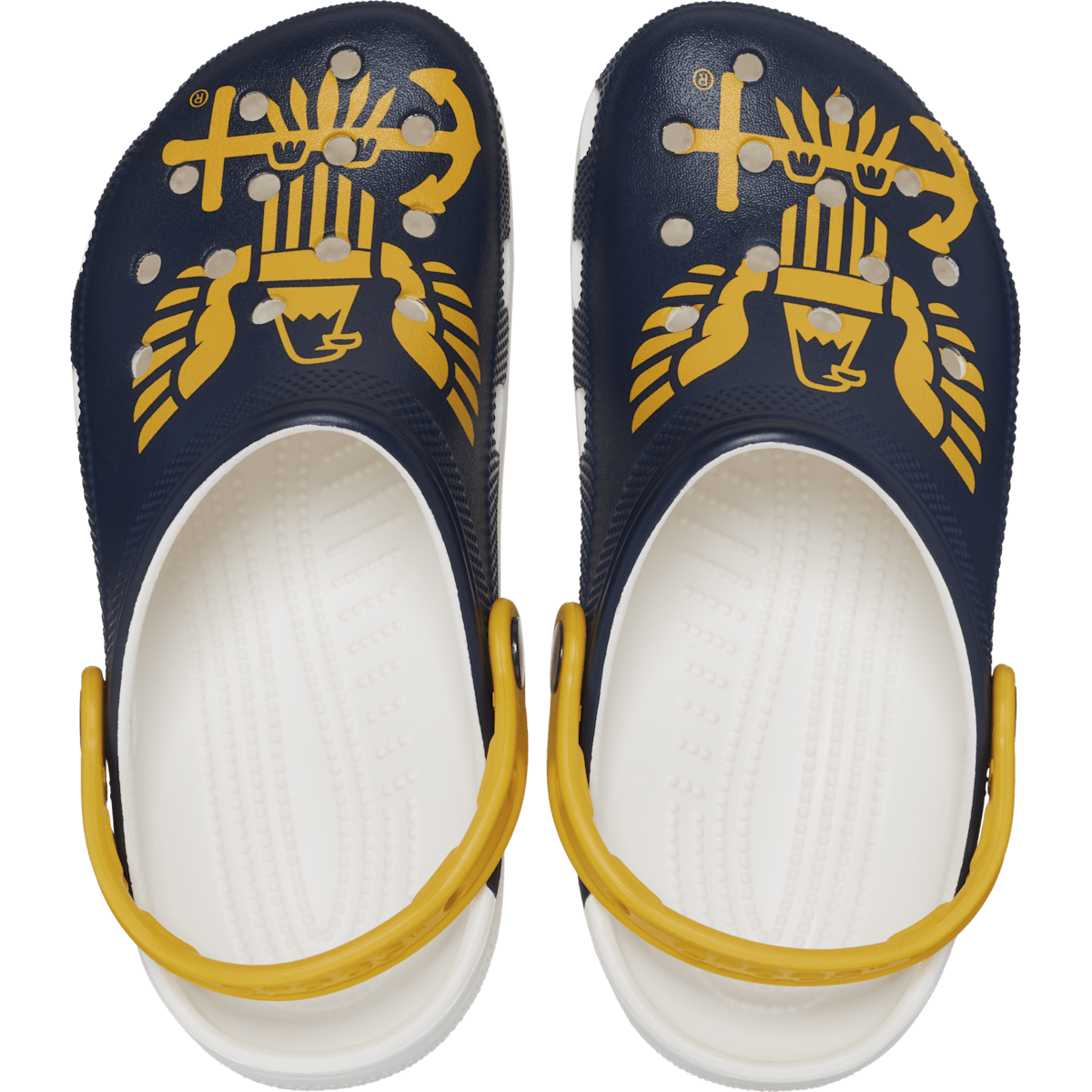 Classic US Navy Clog - White / Multi