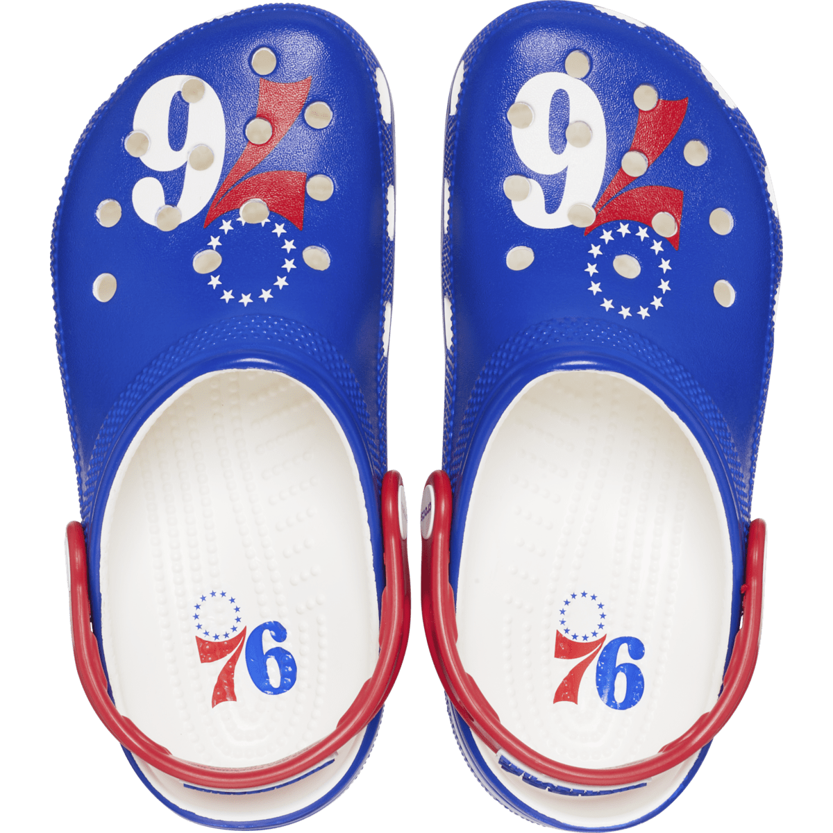NBA Philadelphia 76ers Classic Clog - White