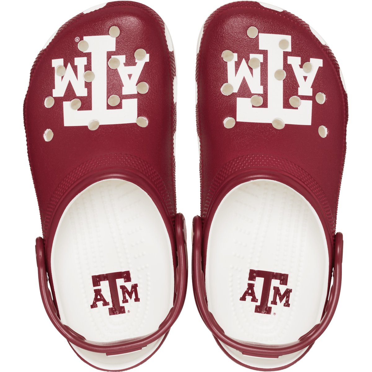 Texas AM Classic Clog - White