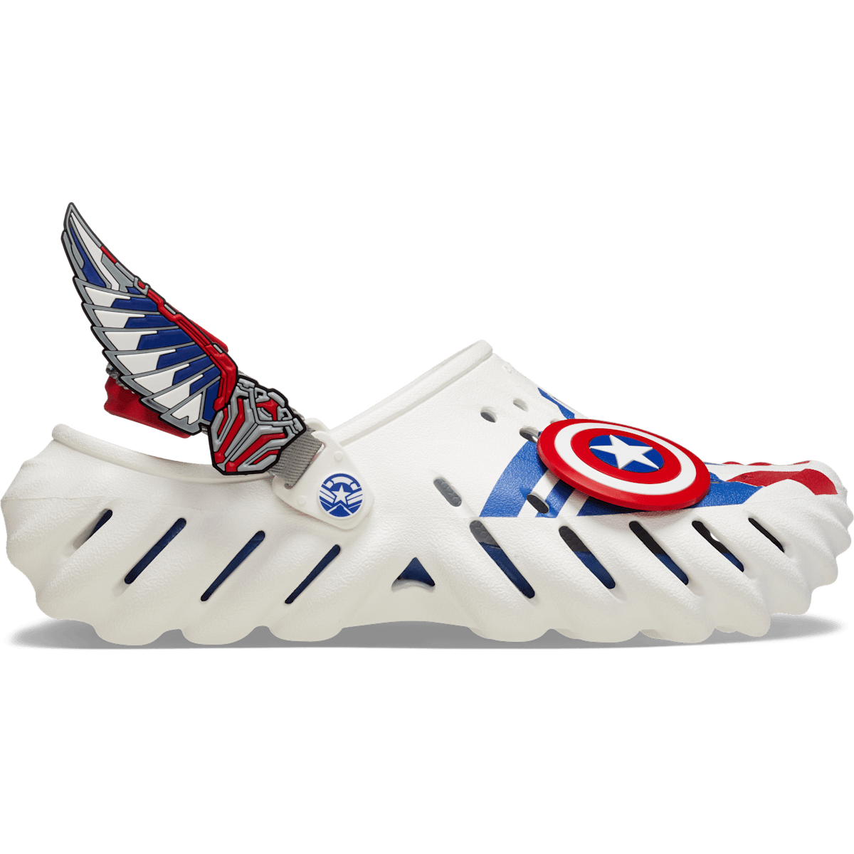 Captain America Echo Clog - White