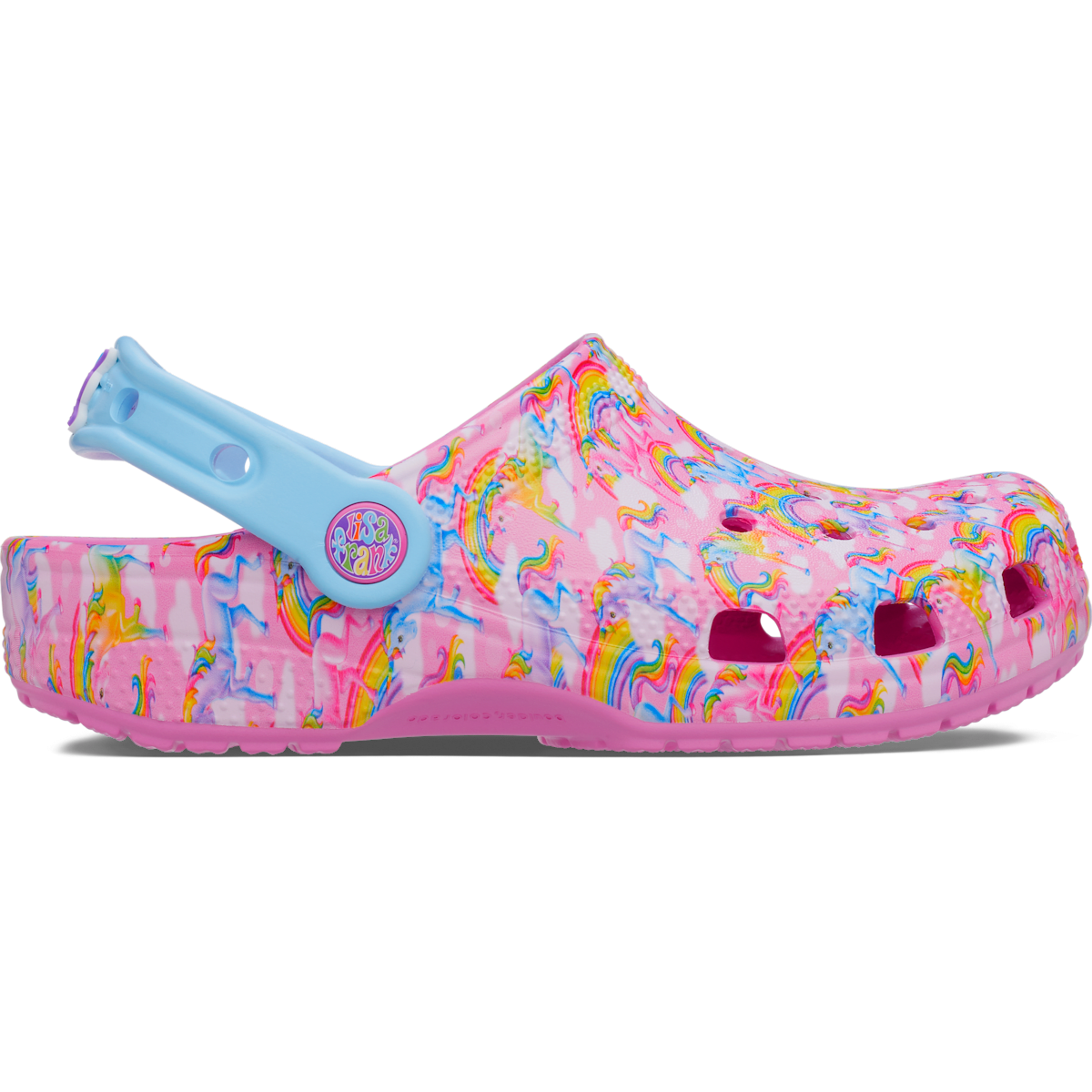 Kid's Classic Lisa Frank Unicorn Clog 2 - Taffy Pink