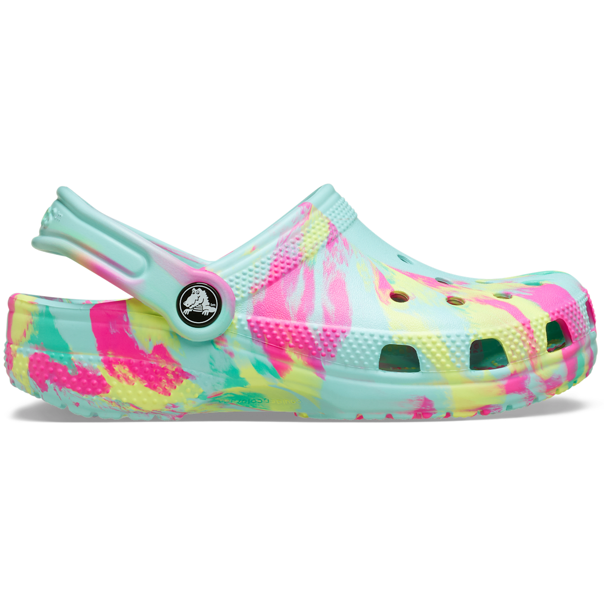 Kids' Classic Marbled Clog - Aquamarine / Multi