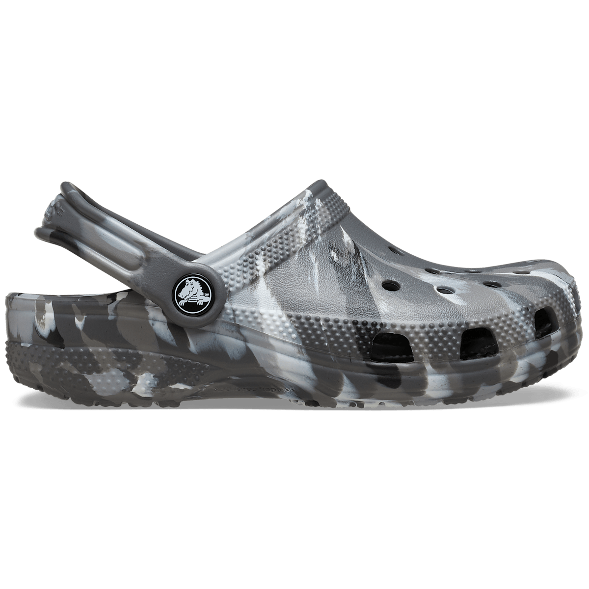 Kids' Classic Marbled Clog - Slate Grey / Multi