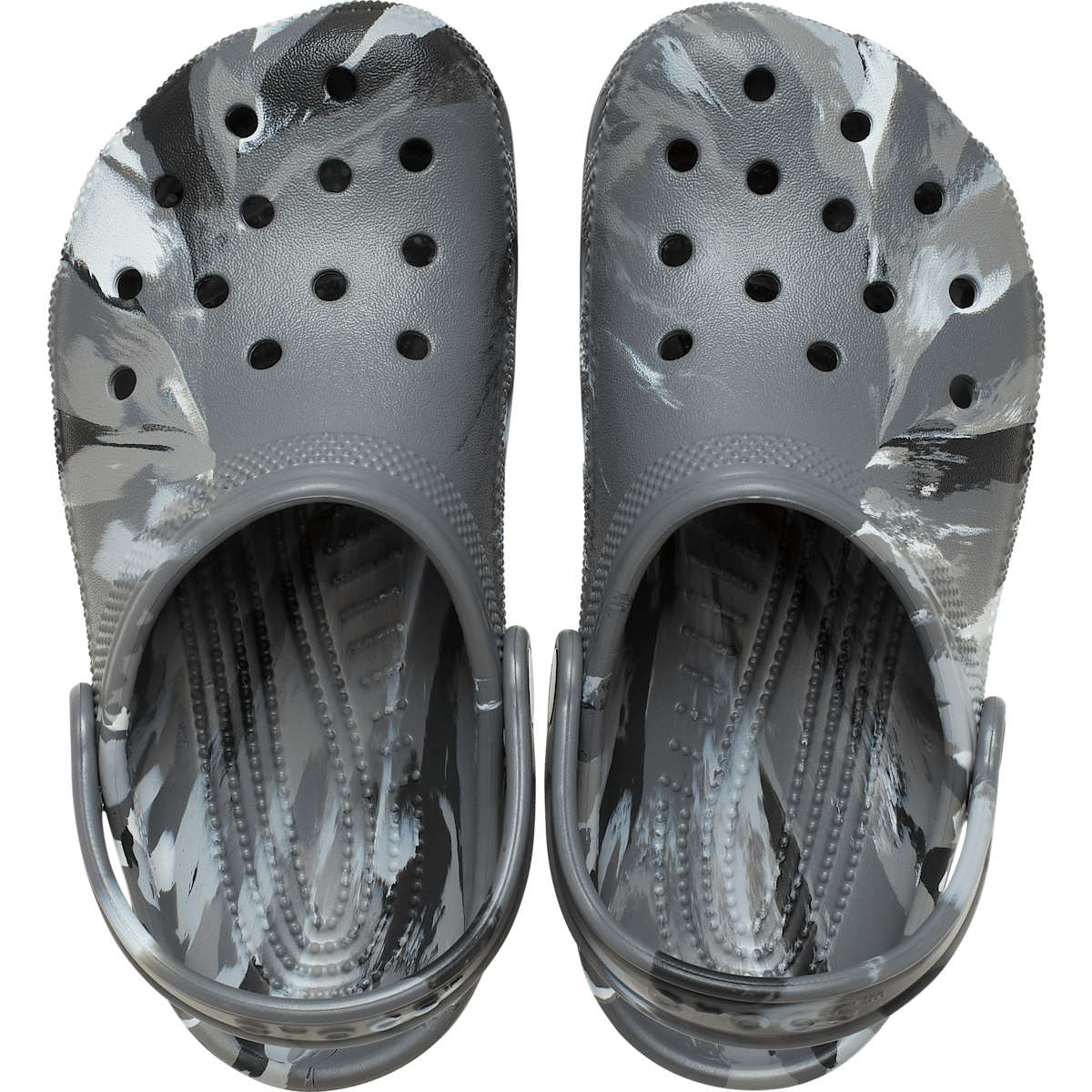 Kids' Classic Marbled Clog - Slate Grey / Multi - Image 3