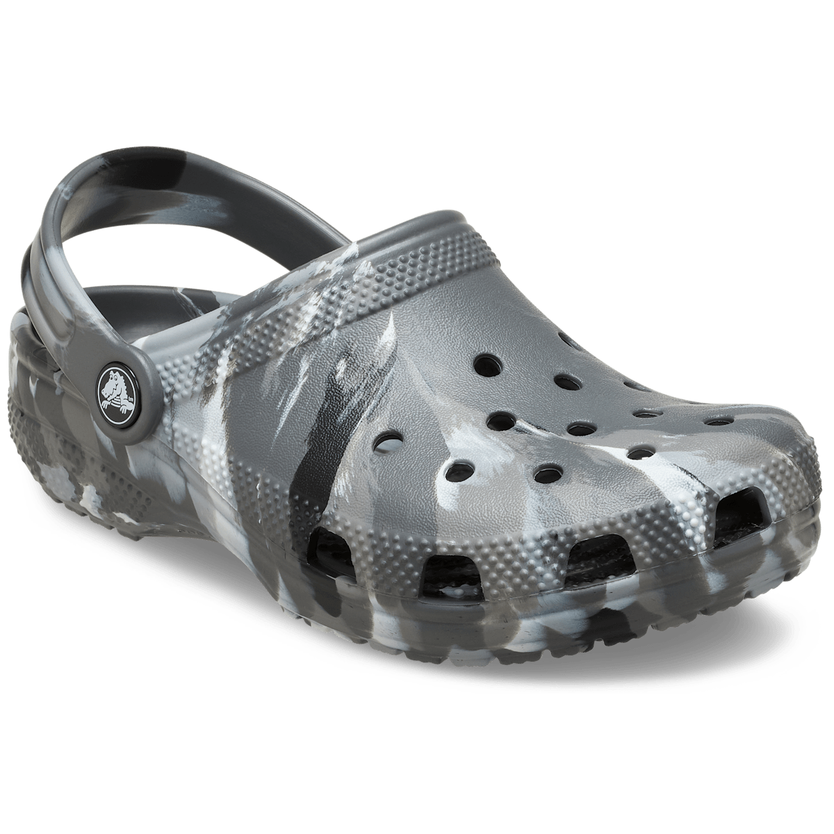 Kids' Classic Marbled Clog - Slate Grey / Multi - Image 5