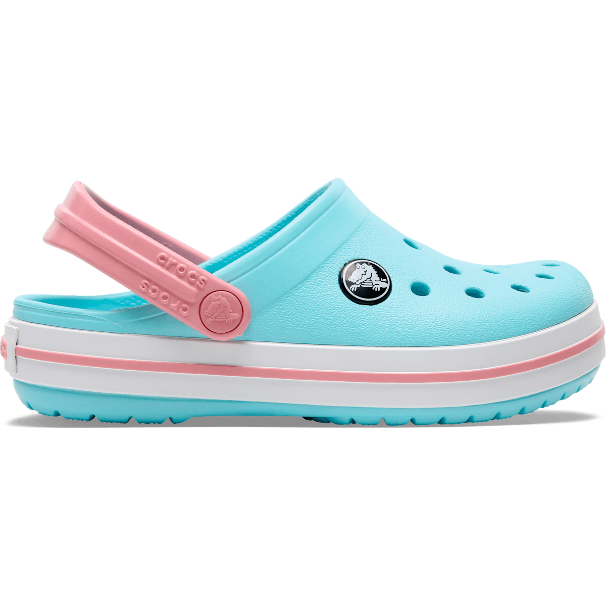 Kids' Crocband™ Clog - Ice Blue/White