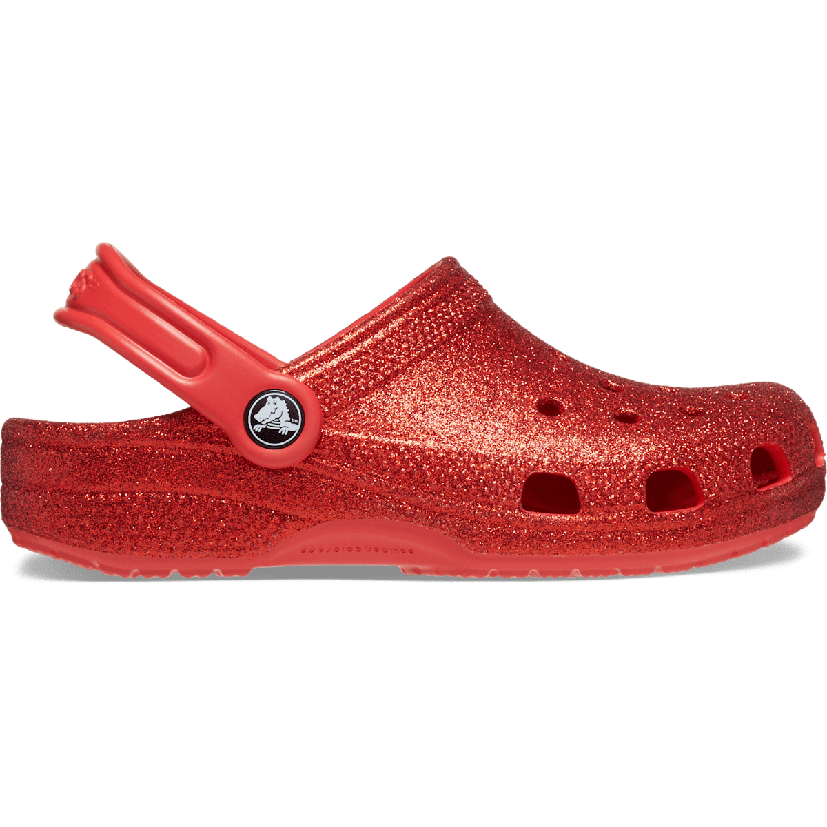 Toddler Classic Glitter Clog - Flame