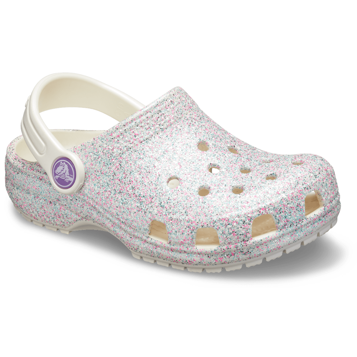 Toddler Classic Glitter Clog - Oyster - Image 5