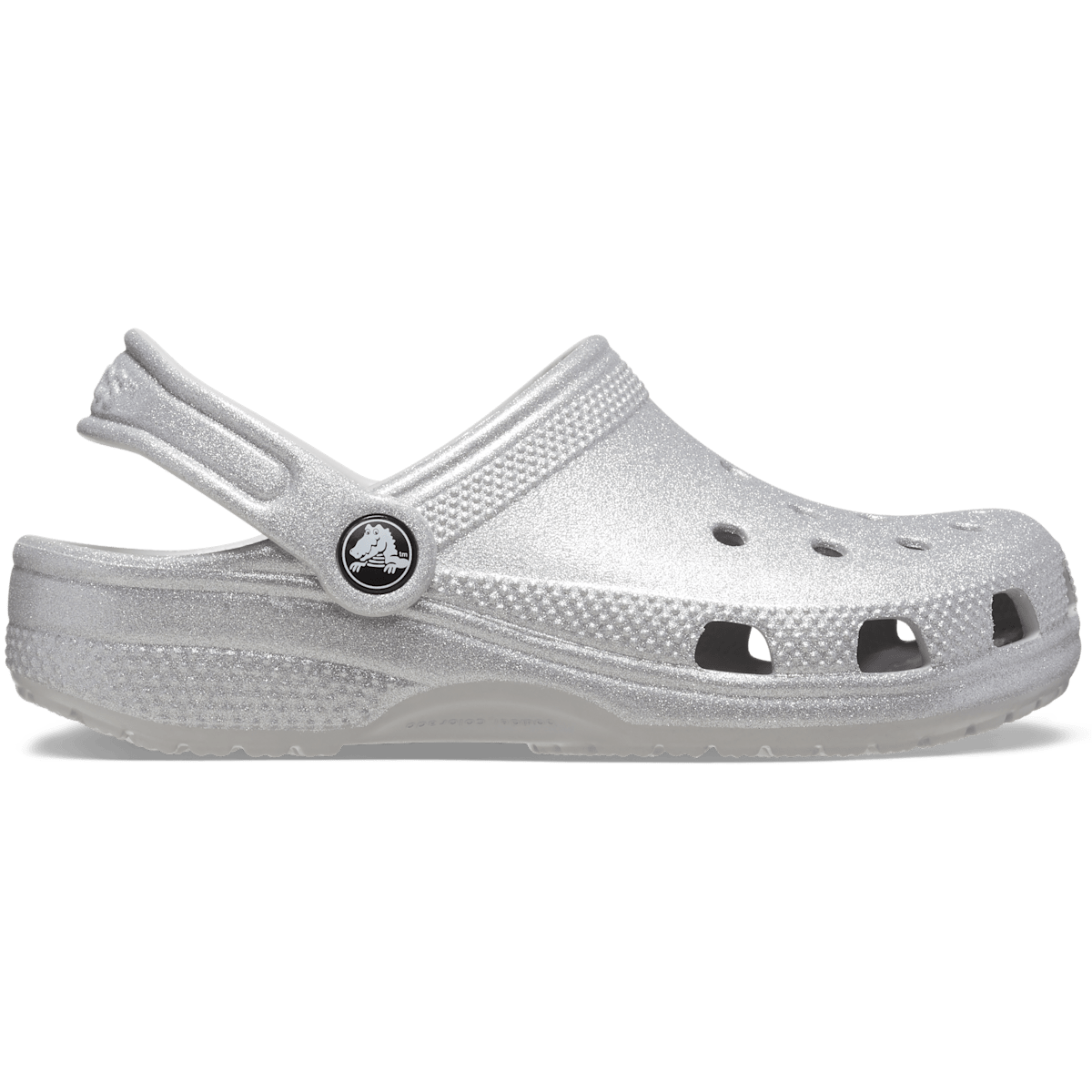 Toddler Classic Glitter Clog - Silver Glitter