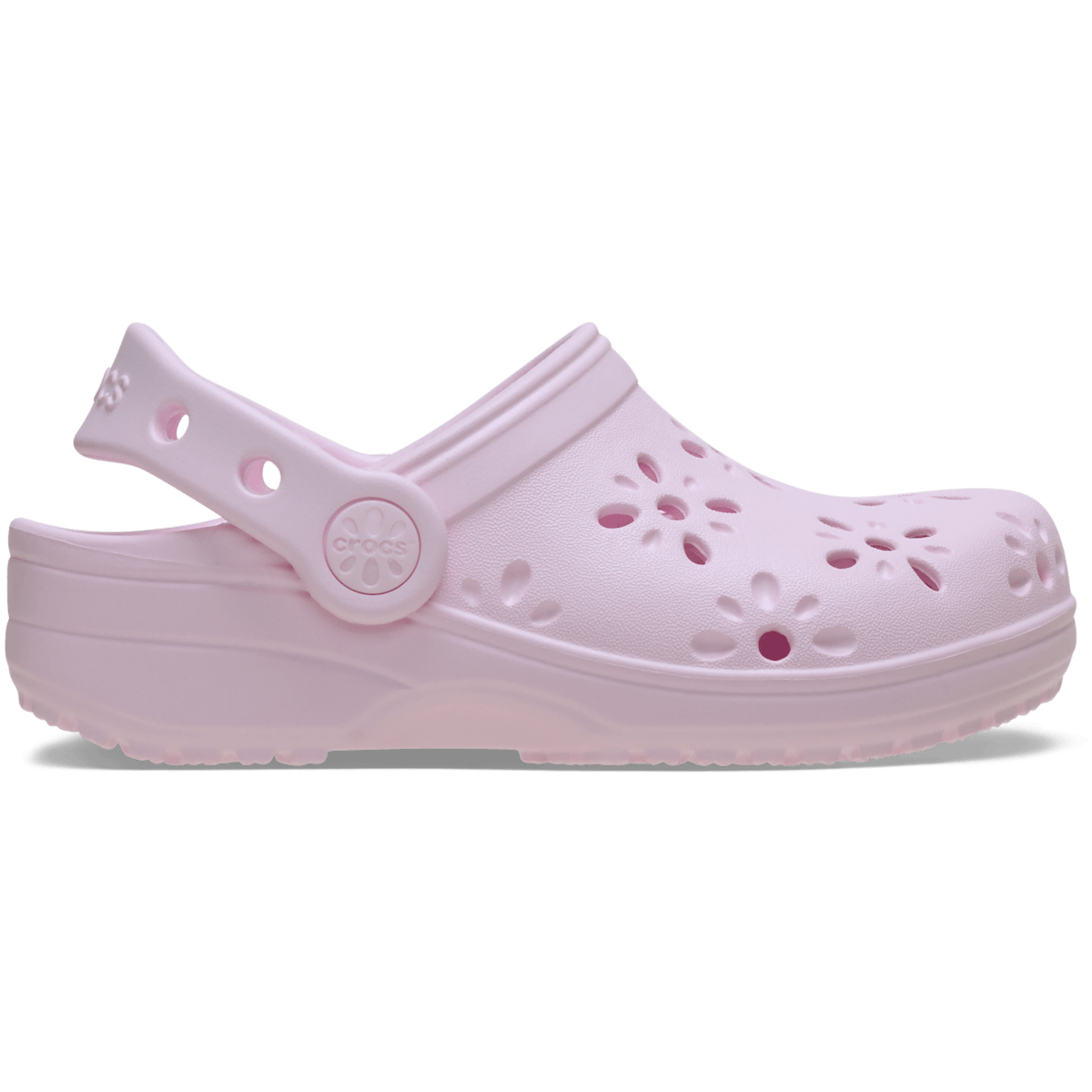 Toddler Classic Floral Cut-Out Clog - Pink Milk