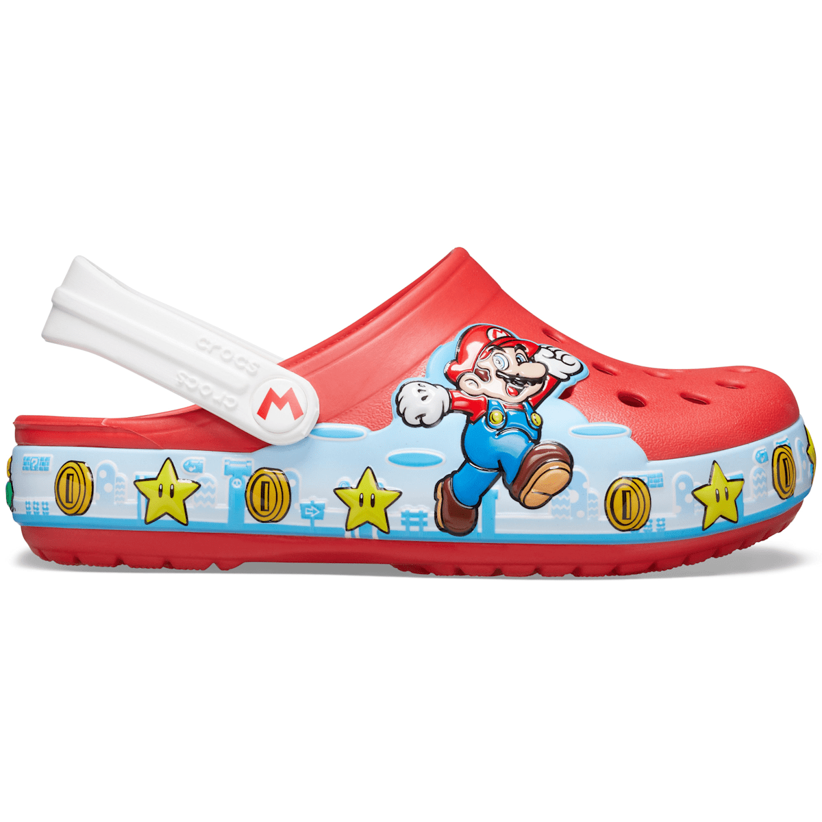 Kids' Crocs Fun Lab Super Mario Lights Clog - Flame