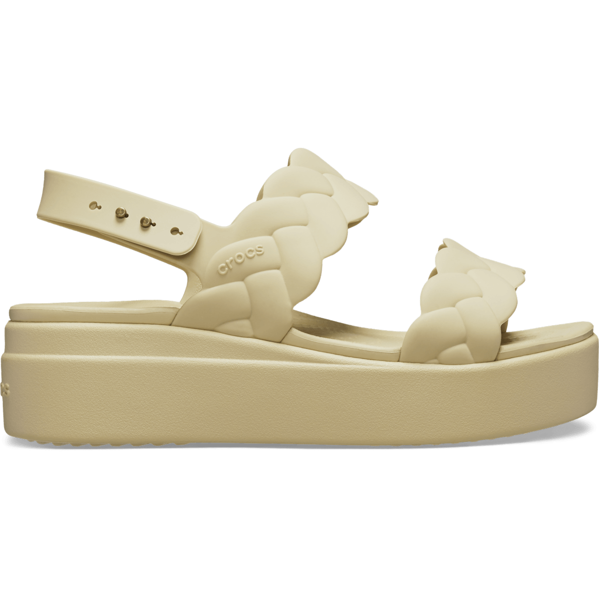 Brooklyn Woven Low Wedge - Chai