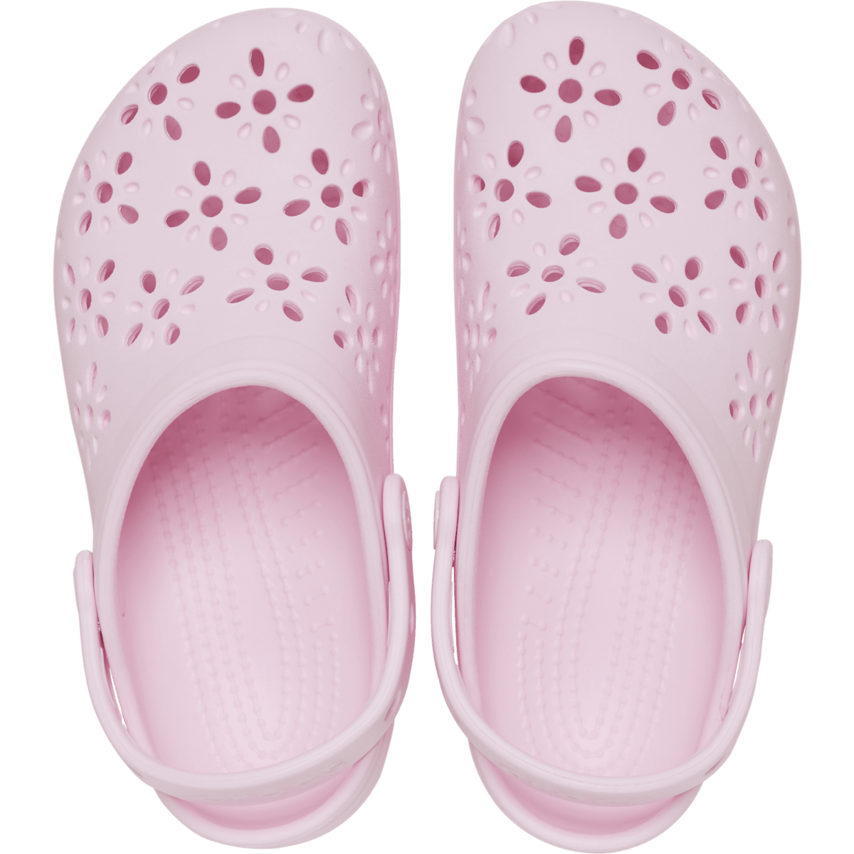 Kids' Classic Floral Cut-Out Clog - Pink Milk - Image 3