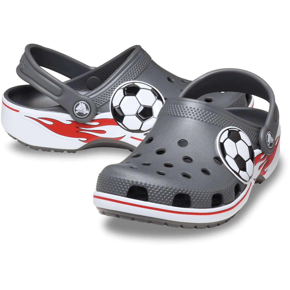Kid's Classic Soccer Band Clog - Slate Grey