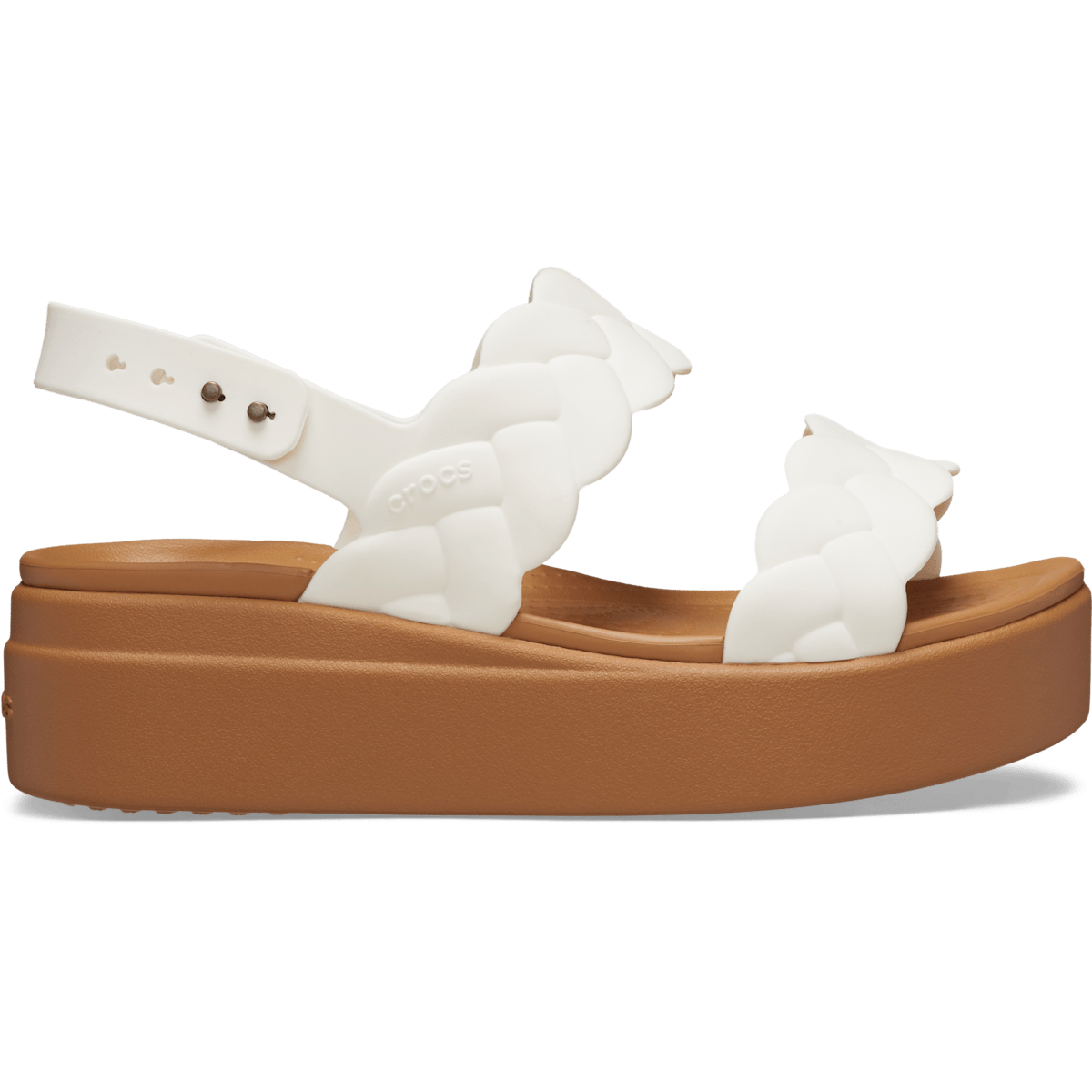 Brooklyn Woven Low Wedge - Chalk