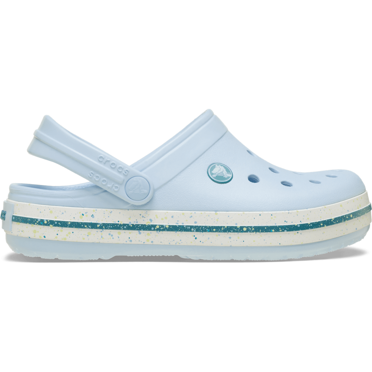 Kid's Crocband Speckled Band Clog - Blue Frost