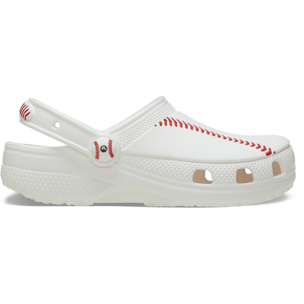 Kids’ Classic Baseball Clog - White