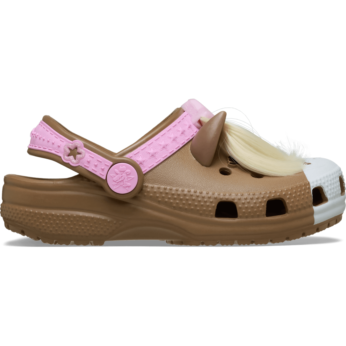 Toddler Classic IAM Horse Clog - Milk Chocolate