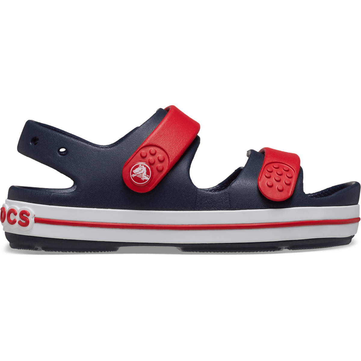 Toddler Crocband™ Cruiser Sandal - Navy / Varsity Red