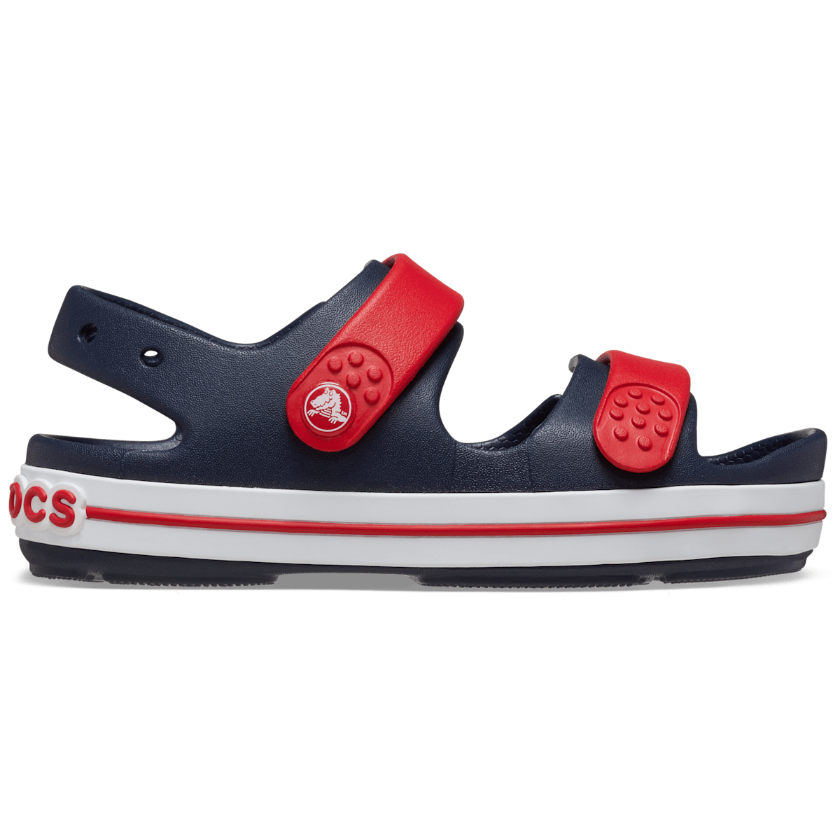 Kids' Crocband™ Cruiser Sandal - Navy / Varsity Red