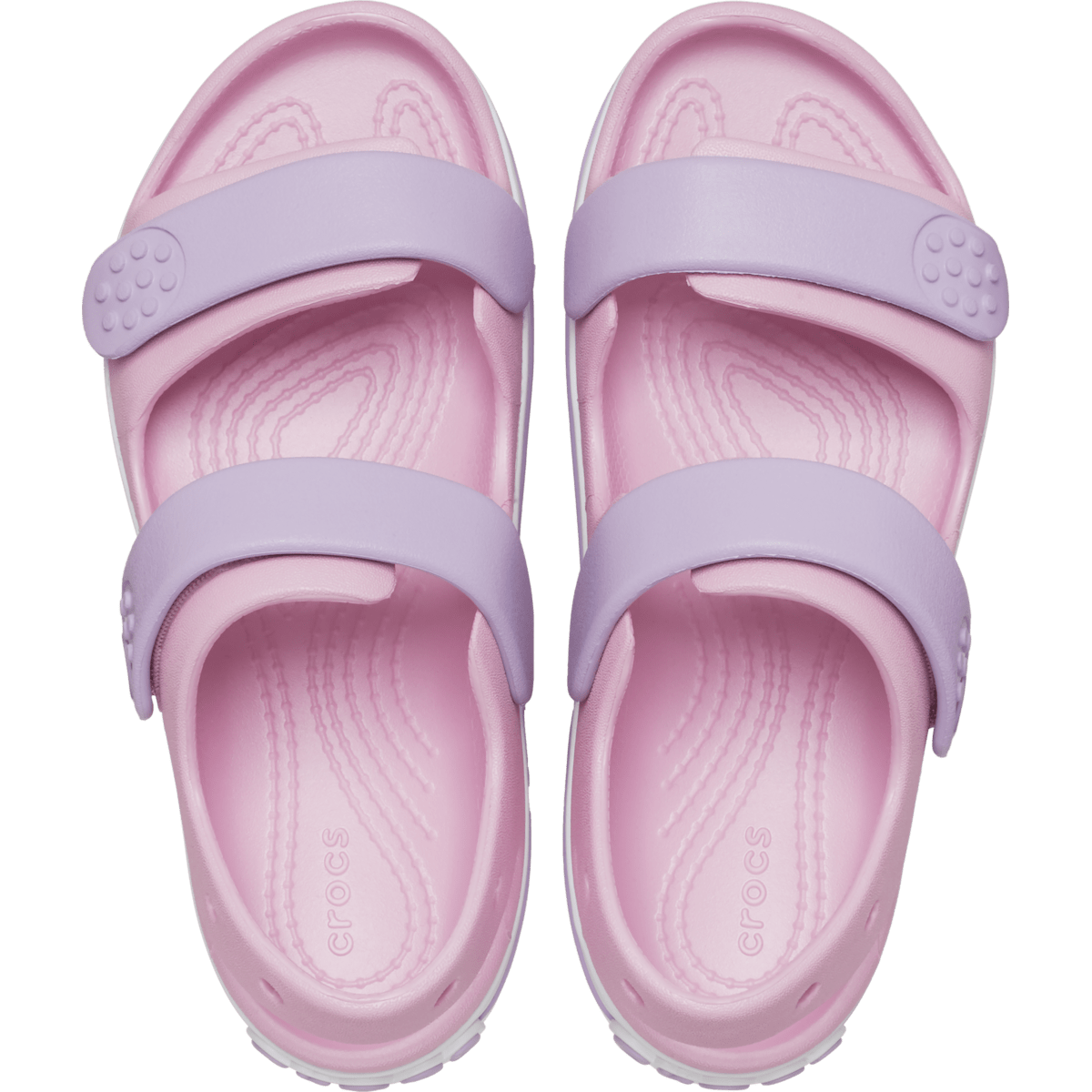 Kids' Crocband™ Cruiser Sandal - Ballerina / Lavender - Image 3