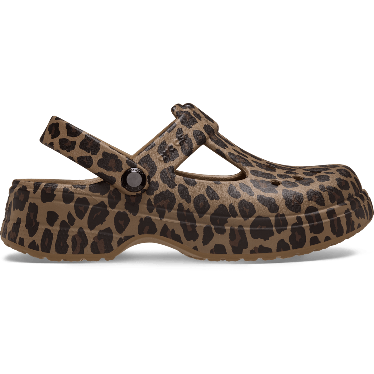 Toddler Classic Mary Jane Animal Clog - Sepia / Leopard